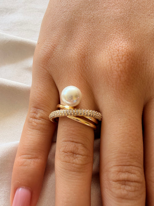 Anillo Alineación Perla
