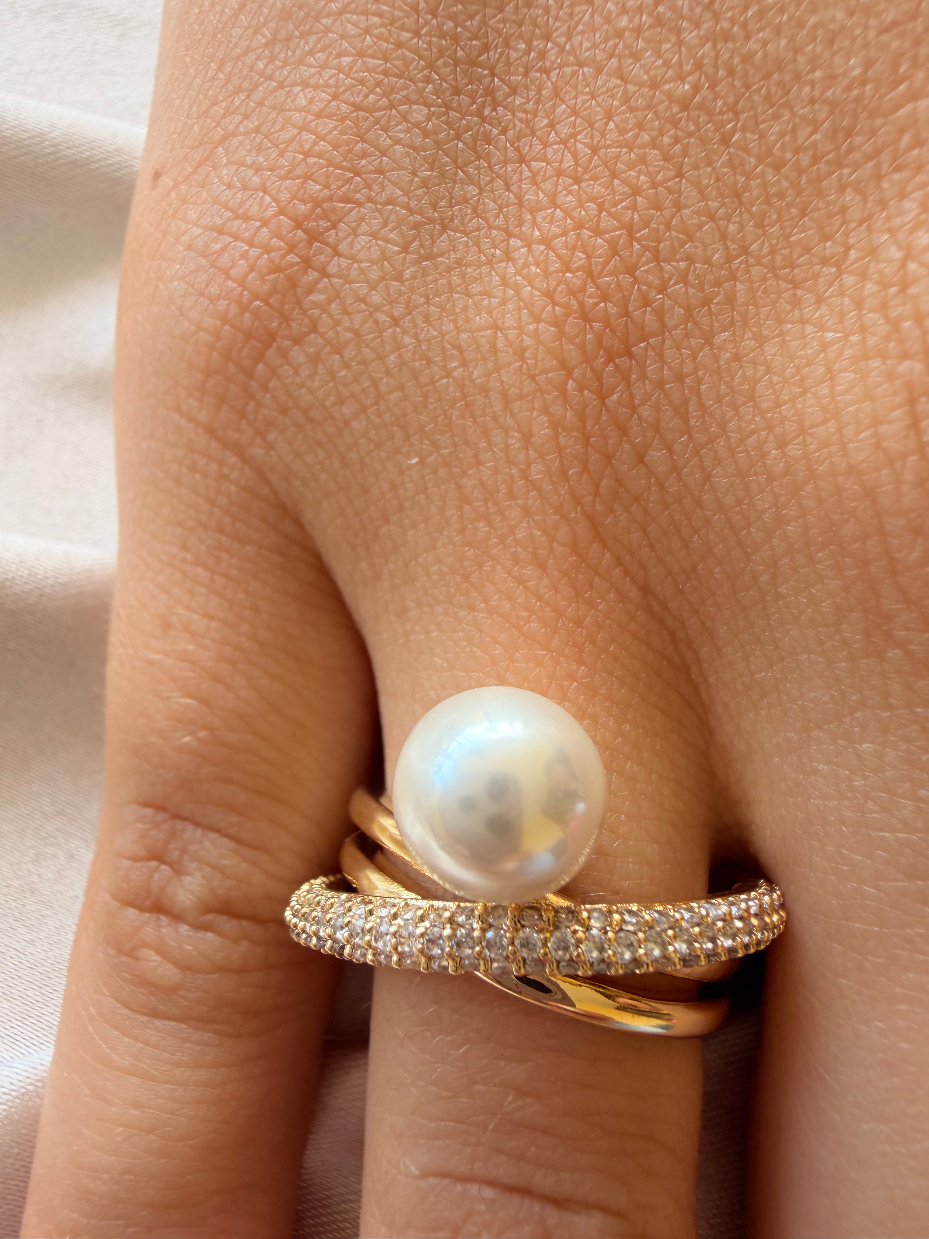 Anillo Alineación Perla
